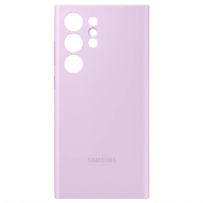   Луксозен силиконов гръб Silicone Cover оригинален EF-PS918TVE за Samsung Galaxy S23 Ultra 5G SM-S918B лилав 